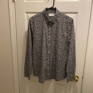 Topman Flower Print Dress Shirt